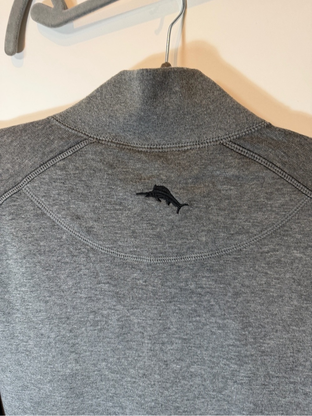 NWT Tommy Bahama Men’s Gray Full-Zip Sweater Jacket - Picture 7 of 8